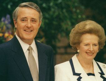 Brian Mulroney and Margaret Thatcher