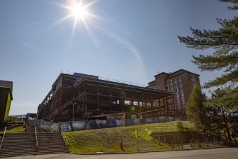 Construction of Mulroney Hall