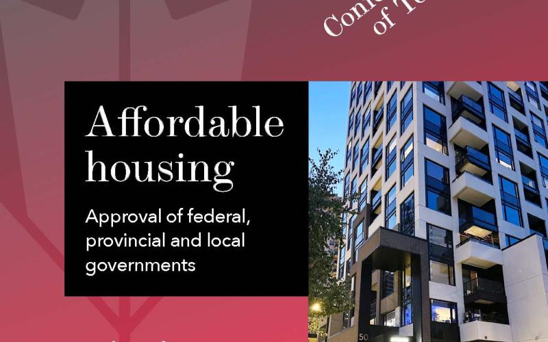 Confederation Of Tomorrow: Affordable Housing: Approval of Federal, Provincial, And Local Governments